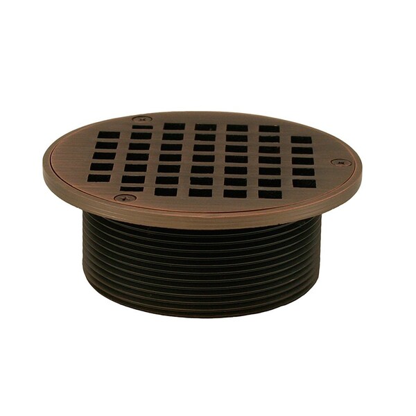 Old World Bronze 3-1/2in. Metal Spud with 5in. Round Strainer